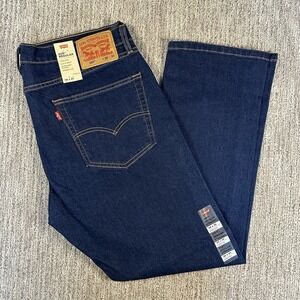 Levi's 505 Regular Fit Zip Fly Straight Leg Denim Jeans 36X30 (fits 38x30) Men's